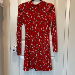 Velvet Santa Hat Dress